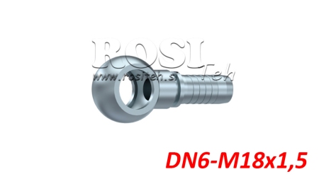 HYDRAULISK FORBINDELSE ØJE DN6-M18X1,5