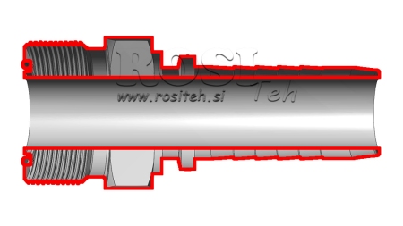 HYDRAULISK FORBINDELSE AGORFS HANN DN19-1 3/16-12