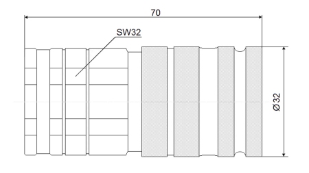 HURTIGKOBLING GRAVEMASKINE FFH HUN 1/2 LET
