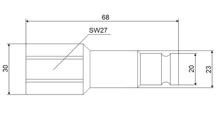 HURTIGKOBLING GRAVEMASKINE FFH HANN 1/2 LET