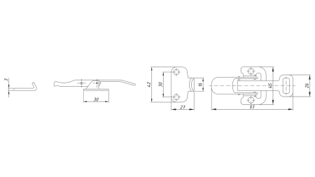 LUKNING AF TRAILERENS SIDEPANEL, NAPA L-TYPE