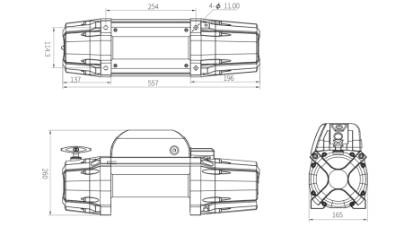 12 V ELEKTRIČNI VITEL RS-12000 - 5440 kg - SINTETIČNA VRV ECO