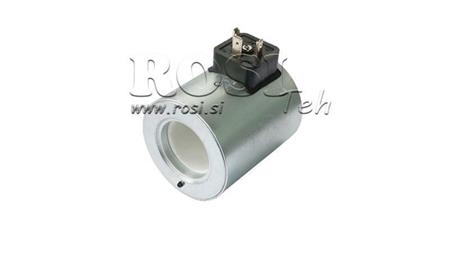 ELEKTROMAGNETISK SPOL 12V DC TIL CETOP 5 VENTIL - fi 31,4mm-75mm 37W 