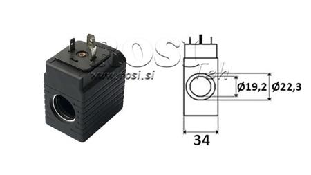 ELEKTROMAGNETISK SPOLE 24V DC - YE45 - fi 19.2mm-50mm 30W