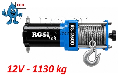 12 V ELEKTRISK SPIL RS-2500 - 1130 kg - ECO