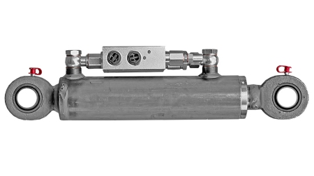 HYDRAULISK CYLINDER 60/40-165 MED OMSTILLINGSVENTIL – PLOG TIL JORDBEARBEJDNING