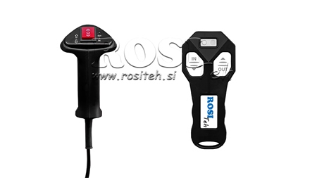 12 V ELEKTRISK SPIL RS-8000 - 3620 KG - STÅLWIRE - ECO