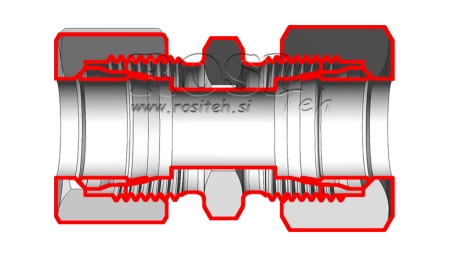 HYDRAULISK FORBINDELSE FITTING NZ