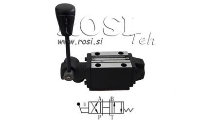 HYDRAULISK MANUEL VALVE CETOP N3