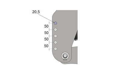 UNIVERSAL FRONTLIFT CAT. 3 FOR TRAKTOREN 2500 KG
