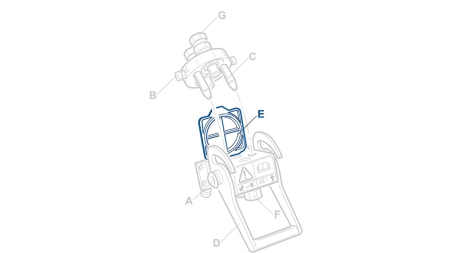 DÆKSEL TIL MULTI-FASTER 2,3VEJS