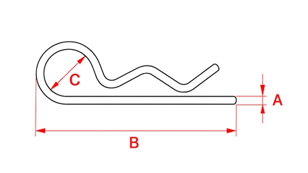 FJEDERSPLIT 6 MM (4 STK)