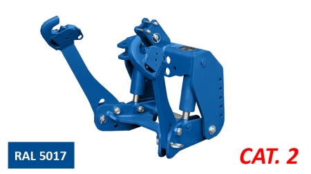 UNIVERSAL FRONTLIFT FOR TRAKTOREN KAT. 2 1500KG - BLÅ (RAL 5017)