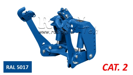 UNIVERSAL FRONTLIFT FOR TRAKTOREN KAT. 2 1500KG - BLÅ (RAL 5017)