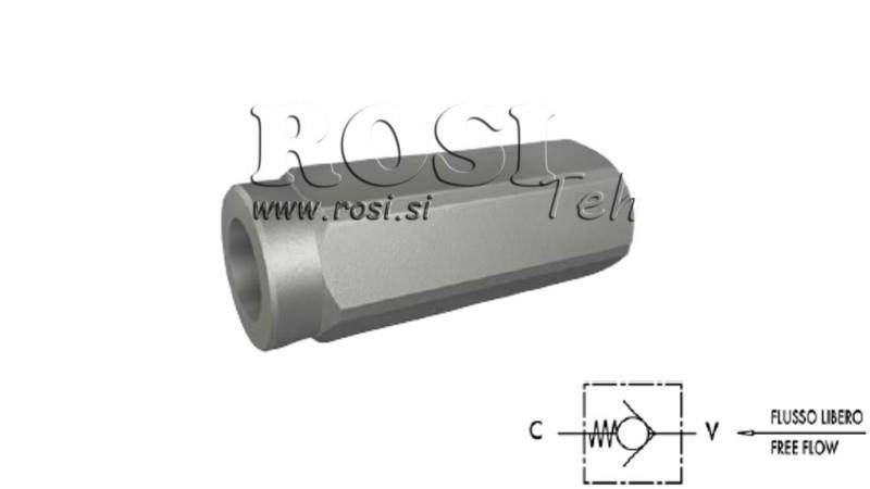 SIKKERHEDSVENTIL TIL KØLER 1/2'' BY-PASS 5 bar