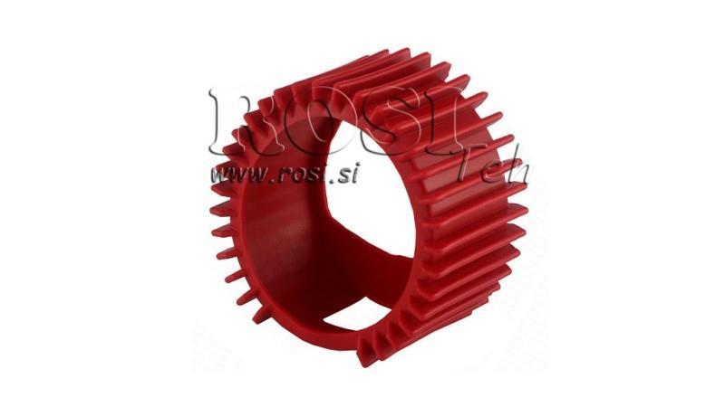 BESKYTTENDE GUMMI TIL MANOMETER DN63 - RØD