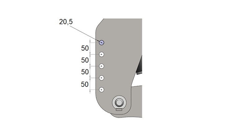 UNIVERSAL FRONTLIFT CAT. 3 FOR TRAKTOREN 2500 KG