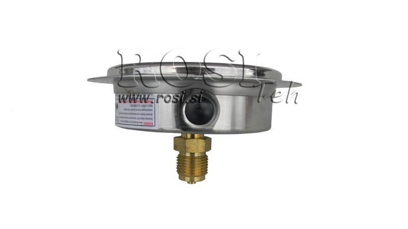 MANOMETER DN100 BAG 0 - 2.5 BAR - 1/2