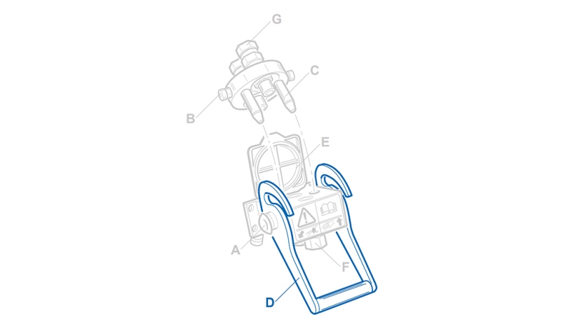 HÅNDTAG TIL MULTI-FASTER 2VEJS 3/8 FAST DEL