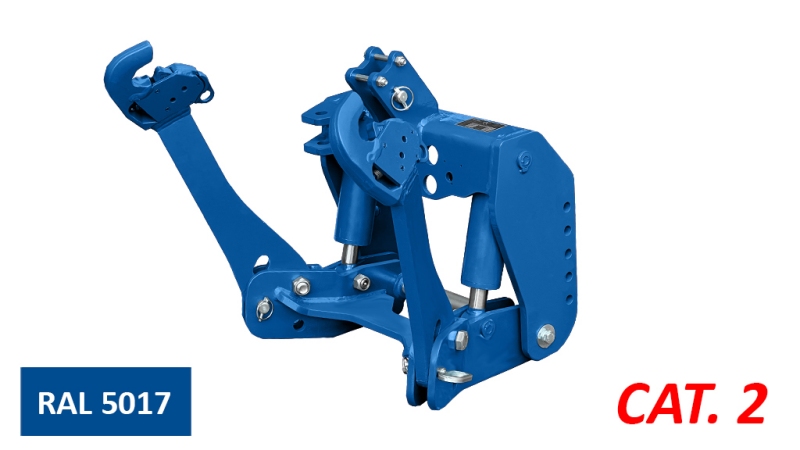 UNIVERSAL FRONTLIFT FOR TRAKTOREN KAT. 2 1500KG - BLÅ (RAL 5017)