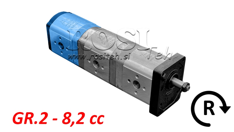 HYDRAULISK PUMPE 20C8,2X066 BAG GR.2 8.2 CC HØJRE