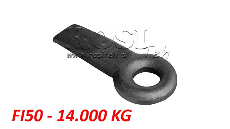 VLEČNA KLJUKA FIKSNA FI50 66x30 L285 - 14.000/2.000KG