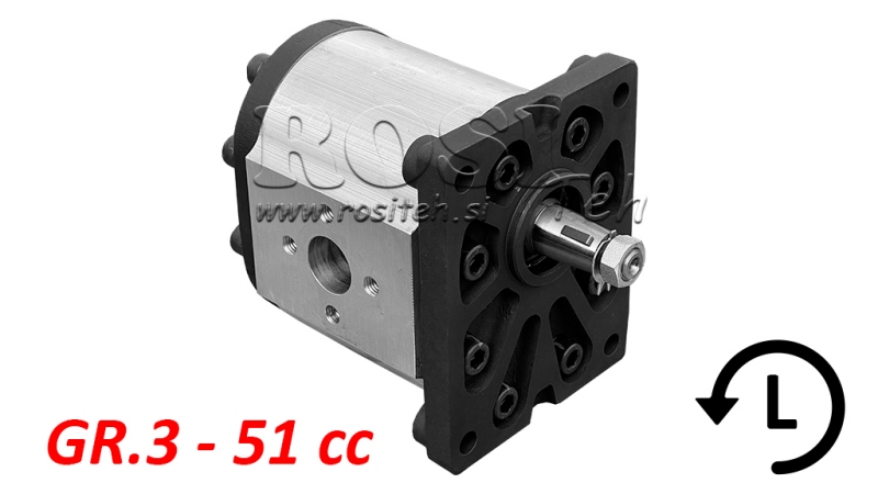 HYDRAULISK PUMPE GR.3 51 CC VENSTRE - PRIOBRINCE