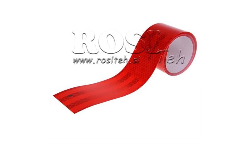 ODSEVNI TRAK 3M - RDEČ - 1met