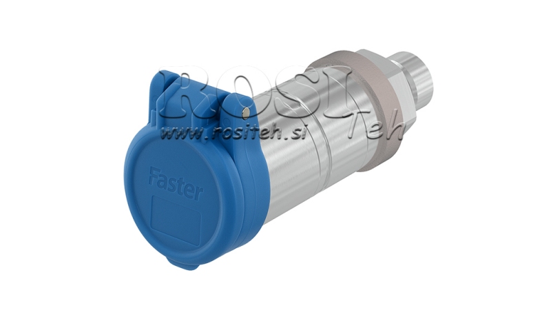 BLÅ BESKYTTENDE DÆK PVC HUN QUICK COUPLING PUSH PULL