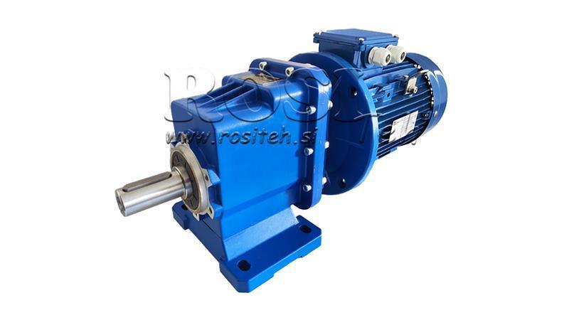 3Faz 2,2kW-ELEKTRO MOTOR Z ERC04 REDUKTORJEM MS100 57vrt/min