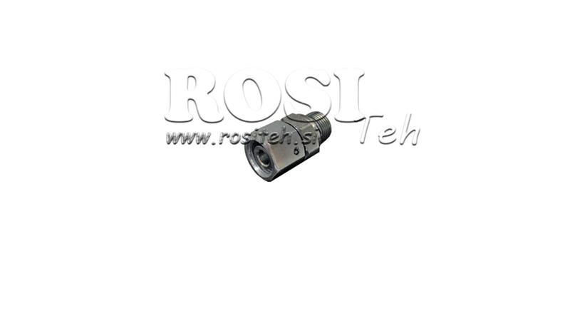 HYDRAULISK DUAL VENTIL INLET SKRUETILSLUTNING AOVR ED BSP1/2 - M22x1.5