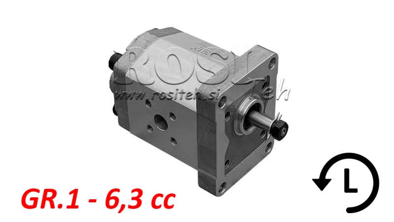 HYDRAULIKPUMPE GR.1 6.3 CC VENSTRE - FLANGER