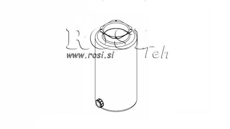 METAL RESERVOIR ROLL PP 12 LITER HORIZONTAL-VERTIKAL