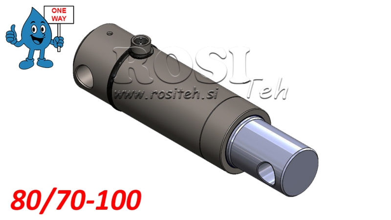HYDRAULISK CYLINDER MONO 80/70-100