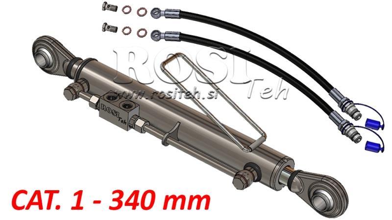HYDRAULISK TOPSTANG STANDARD - CAT. 1 - 50/30-340 (20-55 HP) (25,4/25,4 mm)