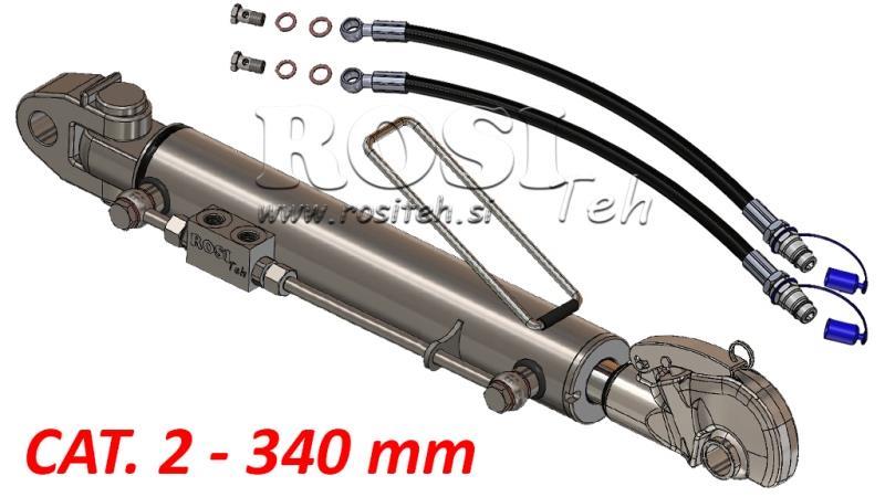 HYDRAULISK TOPSTANG SPECIAL - CAT. 2 - 63/35-340 (45-95 HP) (25,4 mm)
