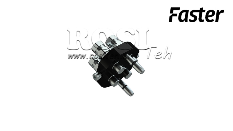 MULTI-FASTER KOBLING 4-VEJS BSP 3/8 MOBIL DEL