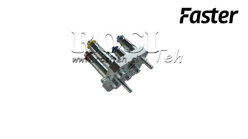 MULTI-FASTER KOBLING 3PLV 5VEJS BSP 3×3/8 2×9/16 MOBIL DEL