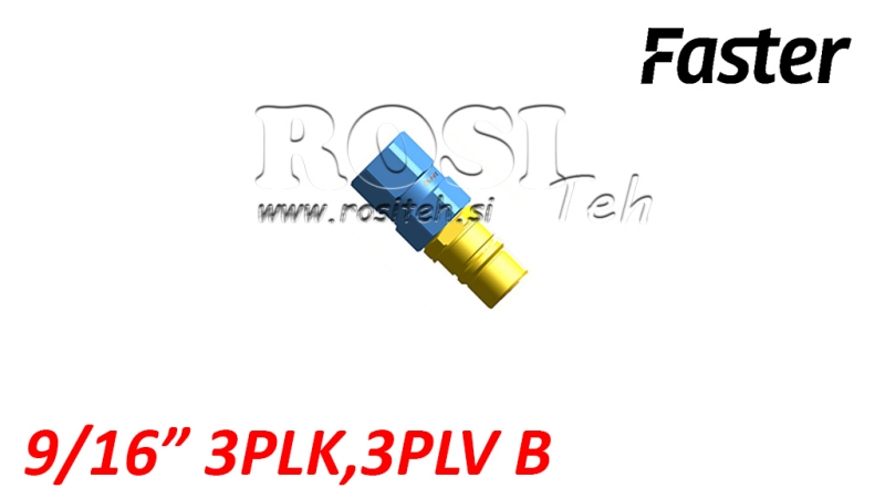 HAN HURTIGKOBLING TIL MULTI-FASTER 9/16 3PLK 3PLV B MOBIL DEL