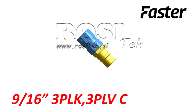 HAN HURTIGKOBLING TIL MULTI-FASTER 9/16 3PLK 3PLV C MOBIL DEL