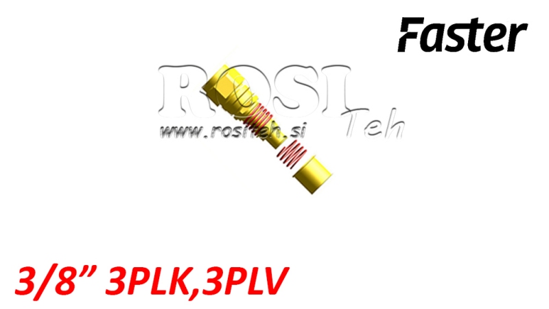 HUN HURTIGKOBLING TIL MULTI-FASTER 3/8 3PLK 3PLV FAST DEL