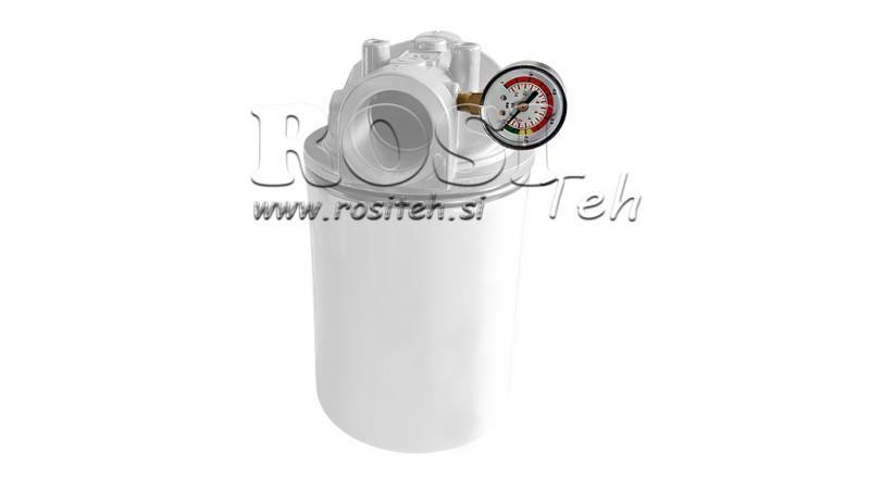 VACUUM METER FOR HYDRAULISK FILTER -1 - 0 BAR - 1/8