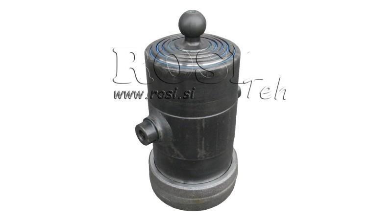 TELESCOPISK CYLINDER UNIMOG 5 TRIN 750mm x124