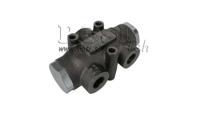 HYDRAULISK DISTRIBUTIONS VENTIL FLOW V01005 25 - 40 lit - 1/2 - 250 bar (max.300 bar) V-EQ25