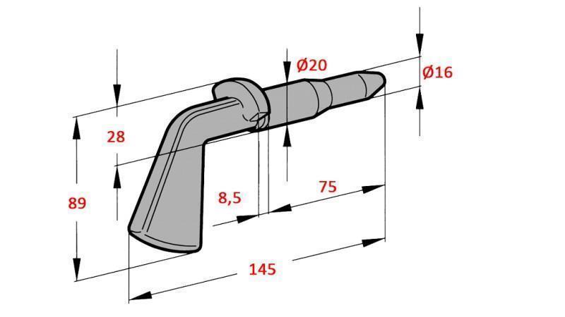 KILE FI18-22 TIL DUMP TRUCK HOLDER