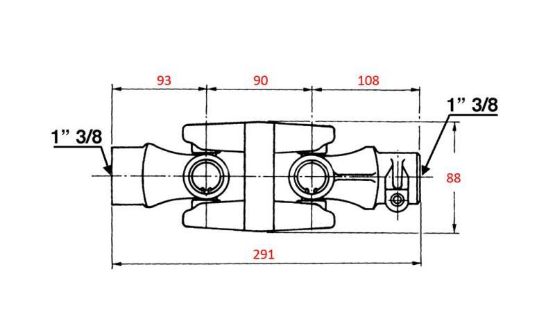 DOBBELT LED FOR KARDANER kat. 4