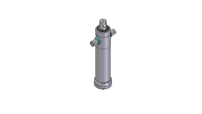 2038F -TELESCOPISK CYLINDER STANDARD/HUL 3 TRIN SLAG 1490 DIAMETER 95