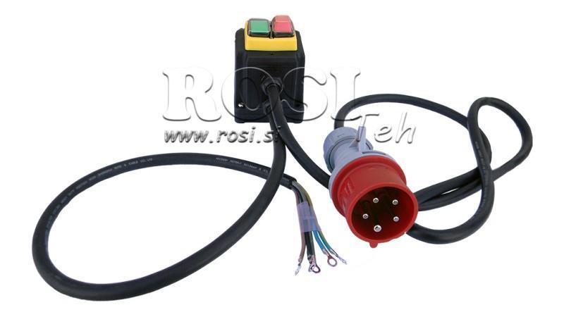 STIK MED KABEL ON/OFF 3 FASE (5POL) 400V