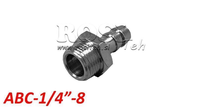 PNEUMATISK PLUG-IN FORBINDELSE SMREKICA ABC-014-8