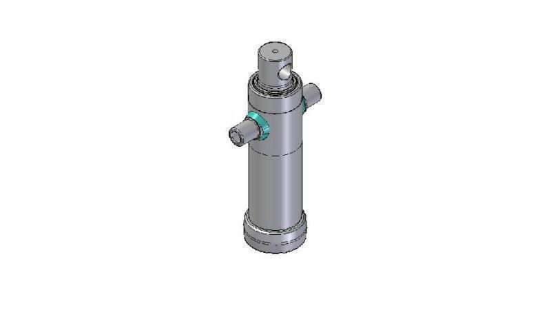 3021F -TELESCOPISK CYLINDER STANDARD/HUL 2 TRIN SLAG 495 DIAMETER 95